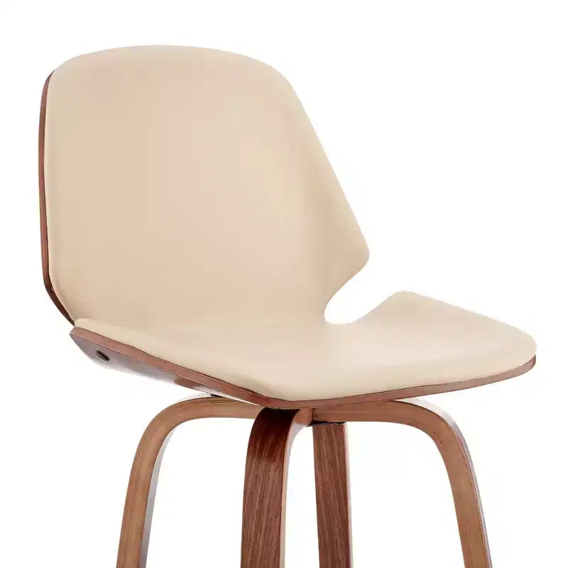 26 Arabela Sgabello da Bar Altezza Bancone con Sedile in Pelle - Armen Living