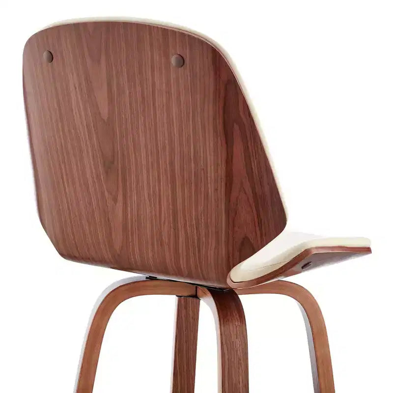 26 Arabela Sgabello da Bar Altezza Bancone con Sedile in Pelle - Armen Living
