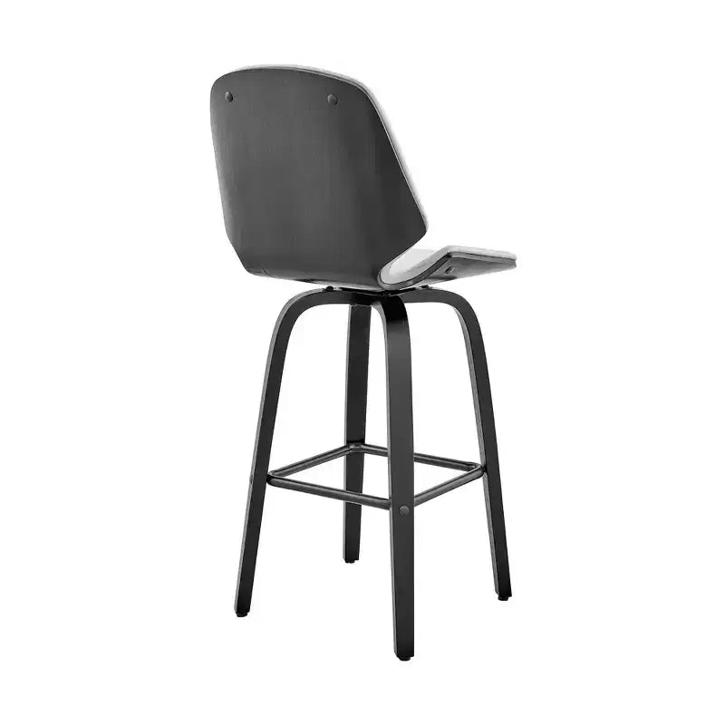 26 Arabela Sgabello da Bar Altezza Bancone con Sedile in Pelle - Armen Living