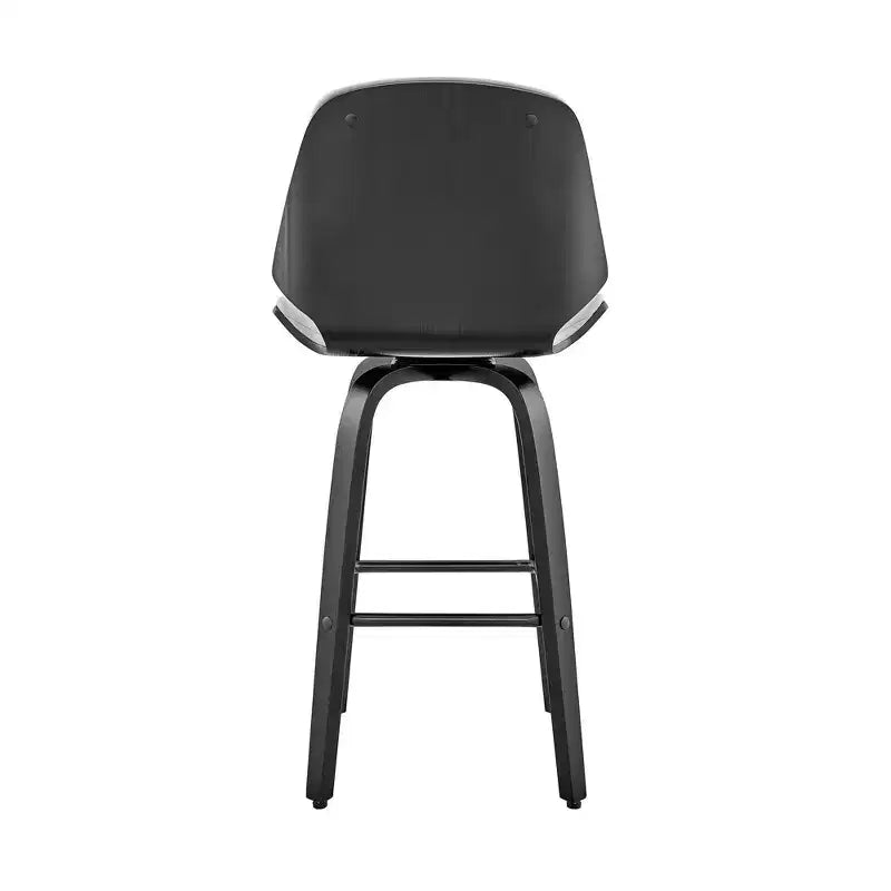 26 Arabela Sgabello da Bar Altezza Bancone con Sedile in Pelle - Armen Living