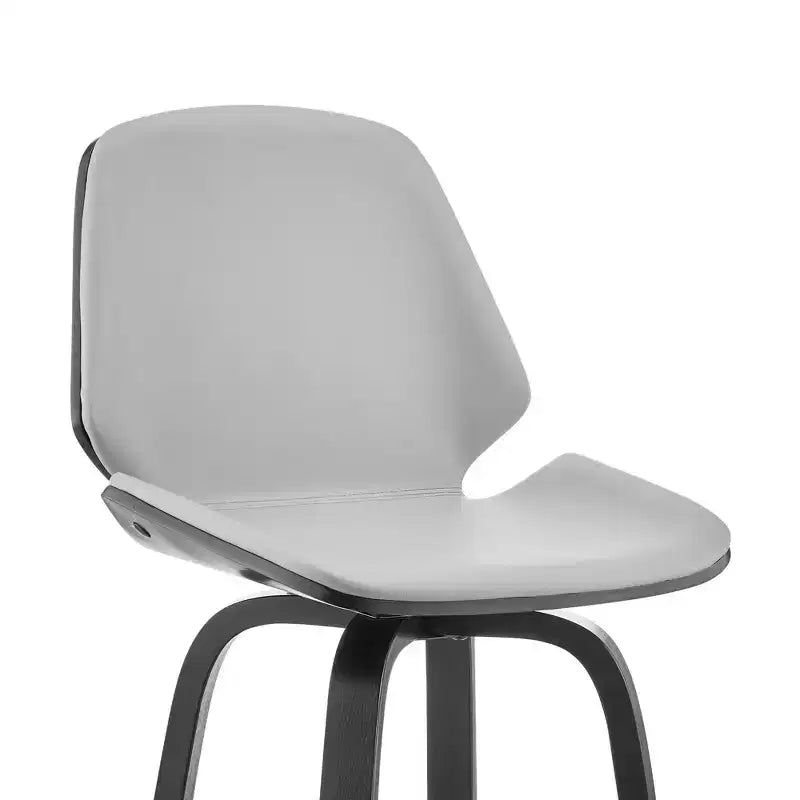 26 Arabela Sgabello da Bar Altezza Bancone con Sedile in Pelle - Armen Living