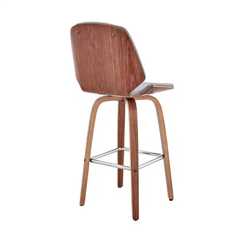 26 Arabela Sgabello da Bar Altezza Bancone con Sedile in Pelle - Armen Living