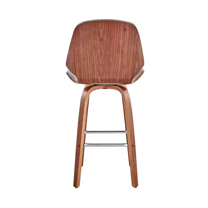26 Arabela Sgabello da Bar Altezza Bancone con Sedile in Pelle - Armen Living