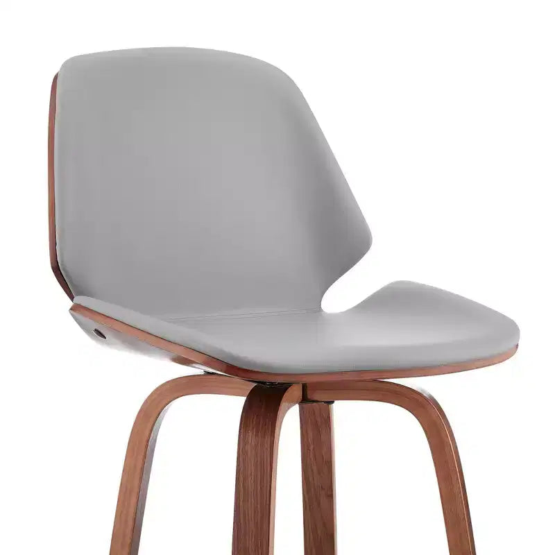 26 Arabela Sgabello da Bar Altezza Bancone con Sedile in Pelle - Armen Living