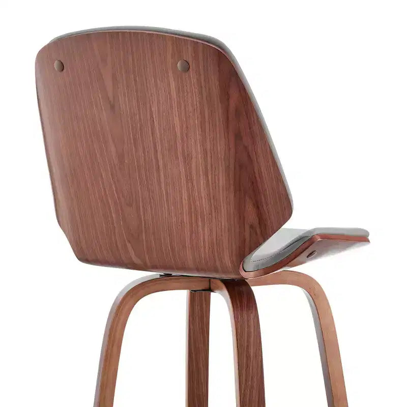 26 Arabela Sgabello da Bar Altezza Bancone con Sedile in Pelle - Armen Living