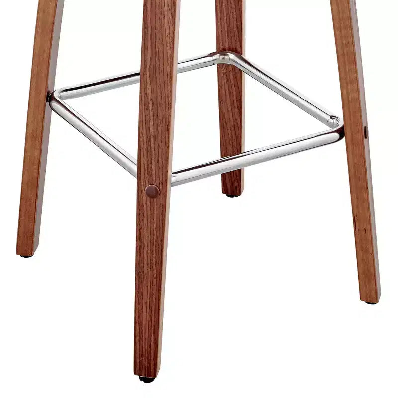 26 Arabela Sgabello da Bar Altezza Bancone con Sedile in Pelle - Armen Living
