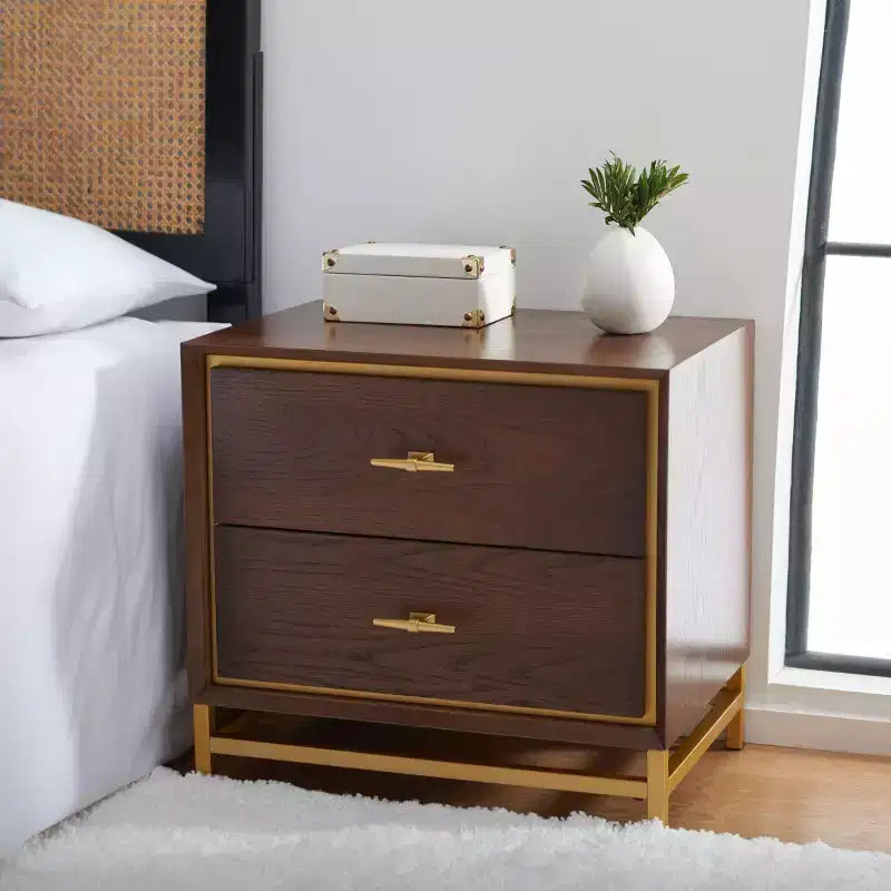 Comodino a 2 cassetti Fenno - NST6401 - Safavieh