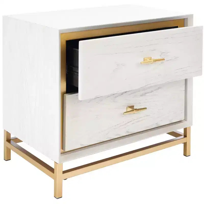 Comodino a 2 cassetti Fenno - NST6401 - Safavieh