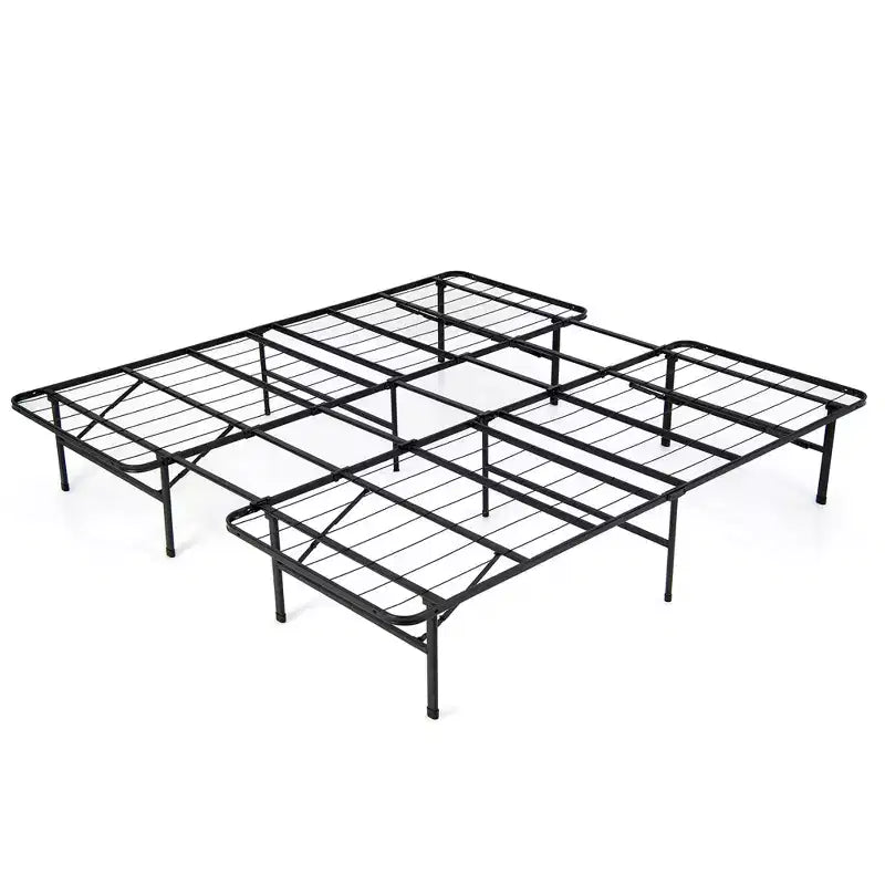 Costway Folding Metal Platform Bed Frame 13 Inch Mattress Foundation 660 LBS