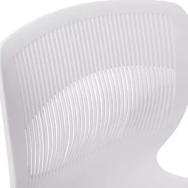 Flash Furniture Serie HERCULES Set di 5 sedie impilabili ergonomiche di grado commerciale con capacità di 349 kg, supporto lombare e struttura in acciaio