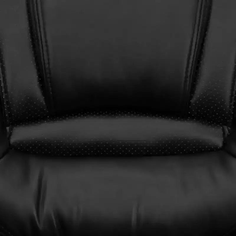 Sedia da ufficio girevole direzionale a schienale alto, colore nero/marrone, 1 persona