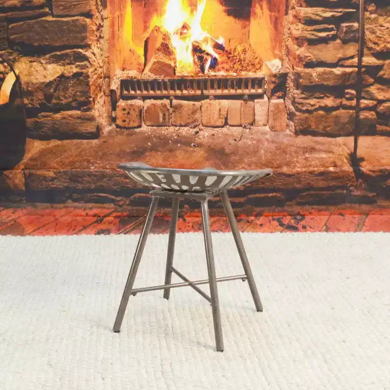 Carolina Living Panca da Camino Kadin con Sedile a Trattore