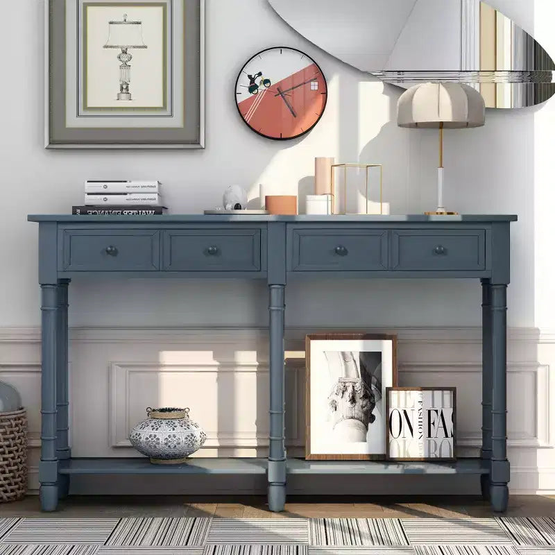Consolle con due cassetti e ripiano inferiore - ModernLuxe