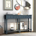 Console Table with Two Storage Drawers and Bottom Shelf-ModernLuxe