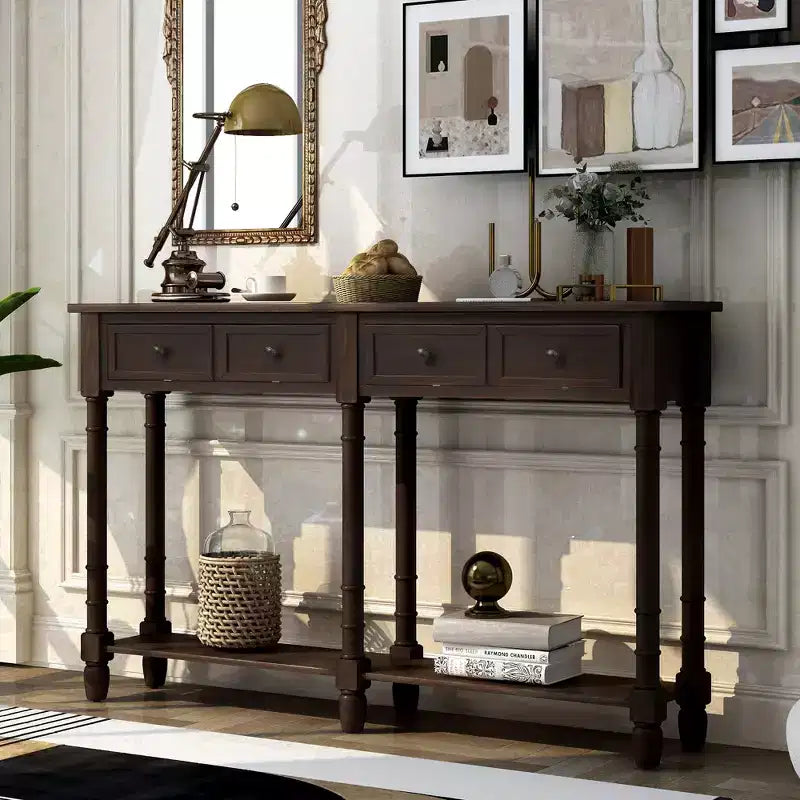 Consolle con due cassetti e ripiano inferiore - ModernLuxe