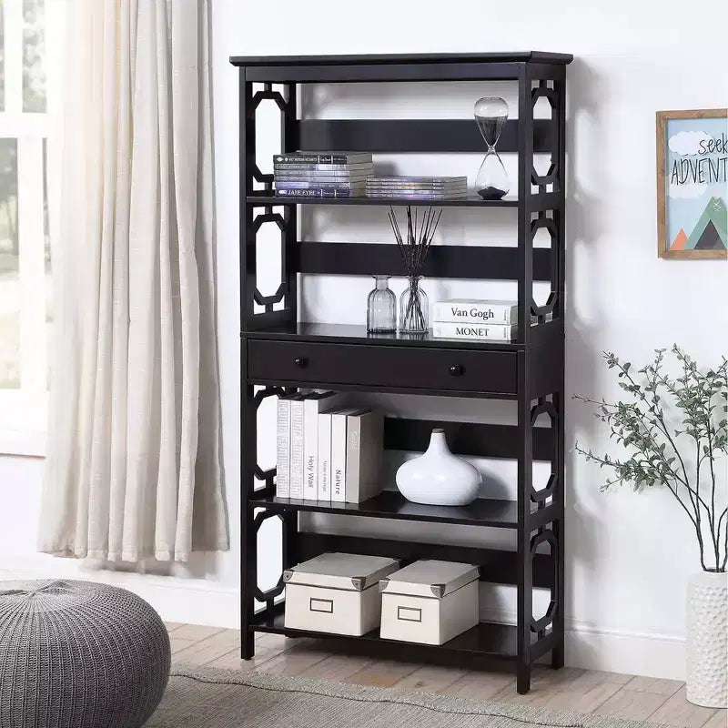 59,75 Omega Scaffale a 5 livelli con cassetto - Breighton Home