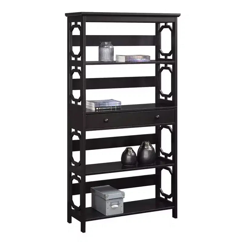 59,75 Omega Scaffale a 5 livelli con cassetto - Breighton Home