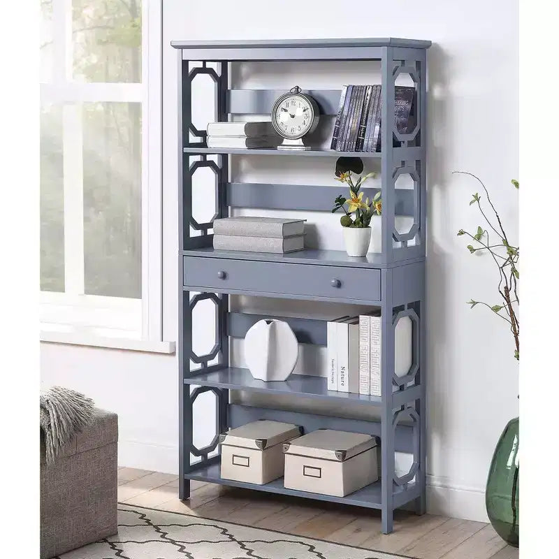 59,75 Omega Scaffale a 5 livelli con cassetto - Breighton Home