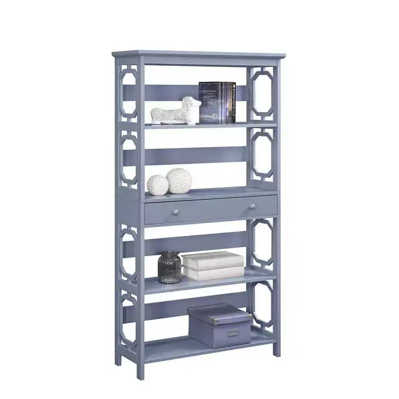 59,75 Omega Scaffale a 5 livelli con cassetto - Breighton Home