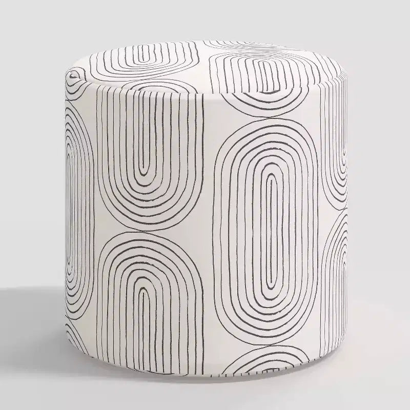 Skyline Furniture Pouf Rotondo Thalia Fantasia