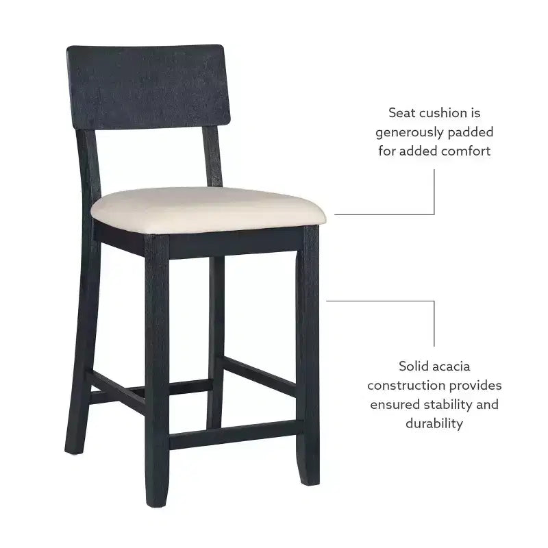 Sgabello da bar Jordan Counter Height 24 - Linon