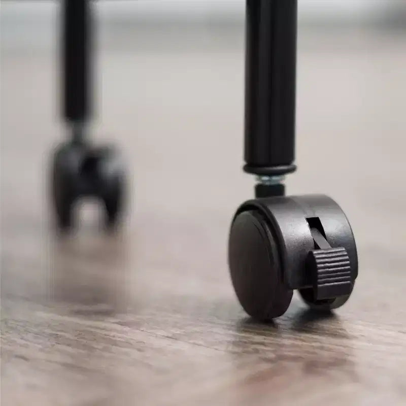 IRIS USA Carrello portaoggetti in metallo con rotelle, Carrello da cucina