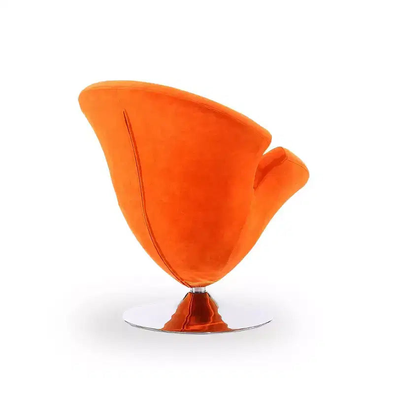 Set di 2 Poltrone Tulip Girevoli in Velluto - Manhattan Comfort