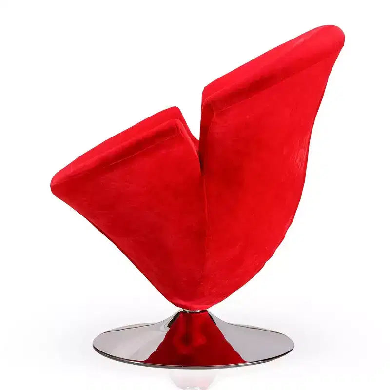 Set di 2 Poltrone Tulip Girevoli in Velluto - Manhattan Comfort