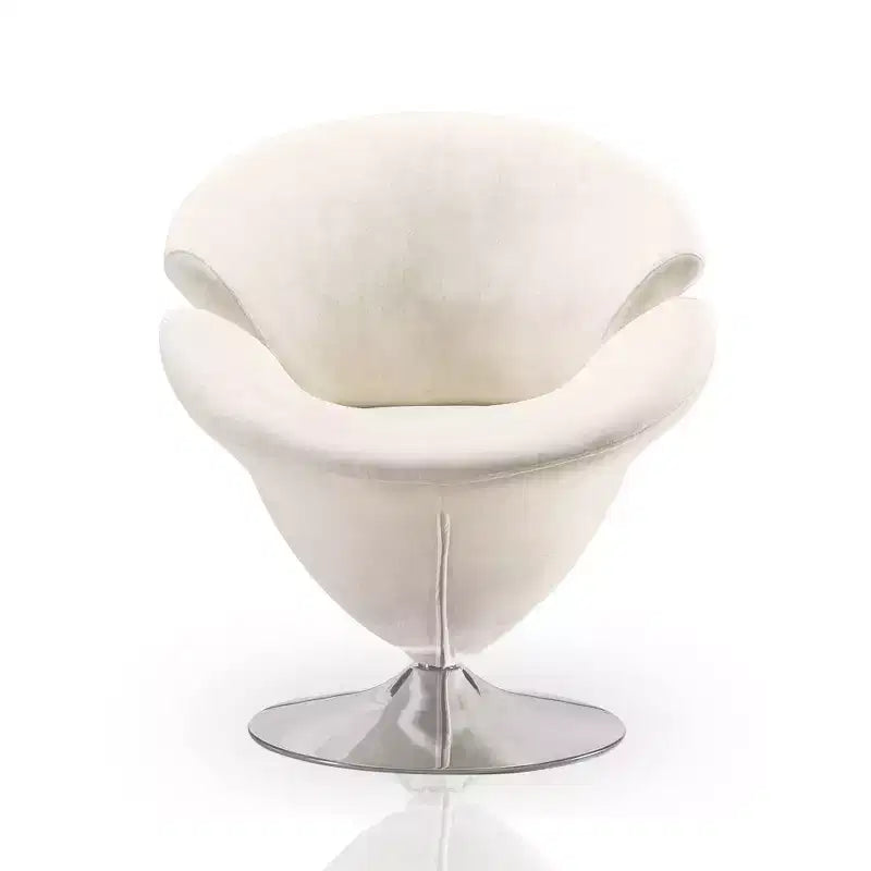 Set di 2 Poltrone Tulip Girevoli in Velluto - Manhattan Comfort