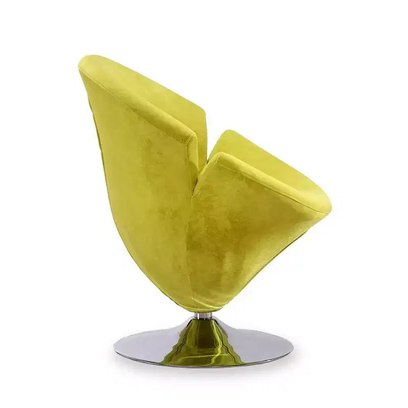 Set di 2 Poltrone Tulip Girevoli in Velluto - Manhattan Comfort