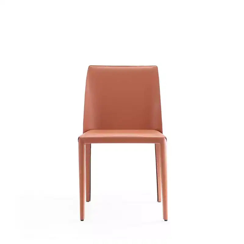 Set di 2 sedie da pranzo in pelle Paris Saddle - Manhattan Comfort