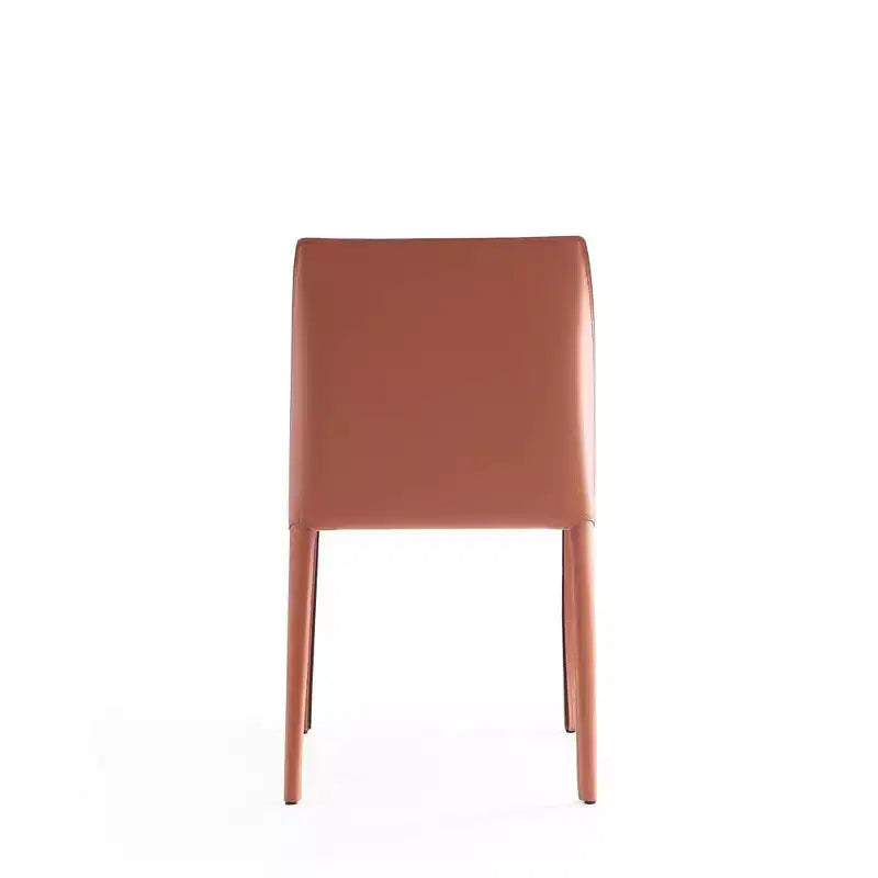 Set di 2 sedie da pranzo in pelle Paris Saddle - Manhattan Comfort