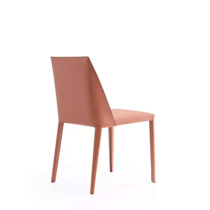 Set di 2 sedie da pranzo in pelle Paris Saddle - Manhattan Comfort