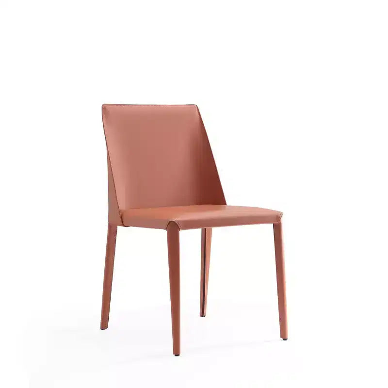 Set di 2 sedie da pranzo in pelle Paris Saddle - Manhattan Comfort