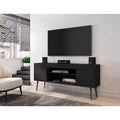 Mobile TV bianco per TV fino a 60", stile a scaffale aperto, montaggio da 1 persona