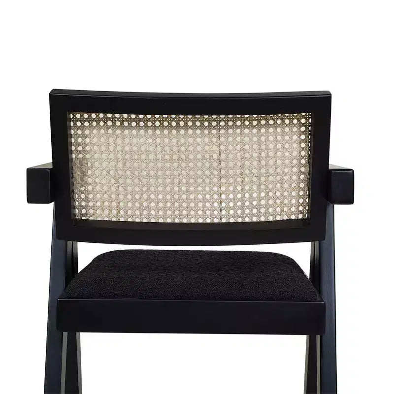 Jennifer Taylor Home Milan 29.5 Sgabello da bar moderno in resina intrecciata con braccioli