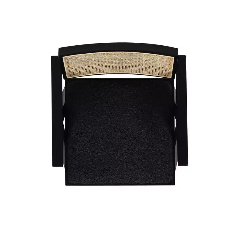Jennifer Taylor Home Milan 29.5 Sgabello da bar moderno in resina intrecciata con braccioli