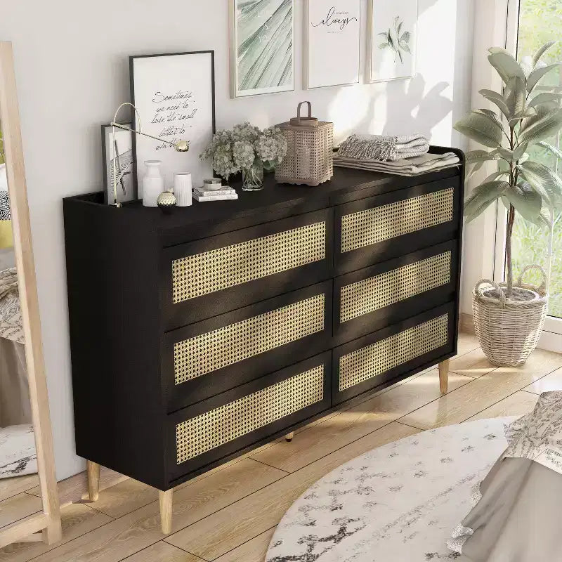 Comodino a 6 cassetti Warren 63 - miBasics