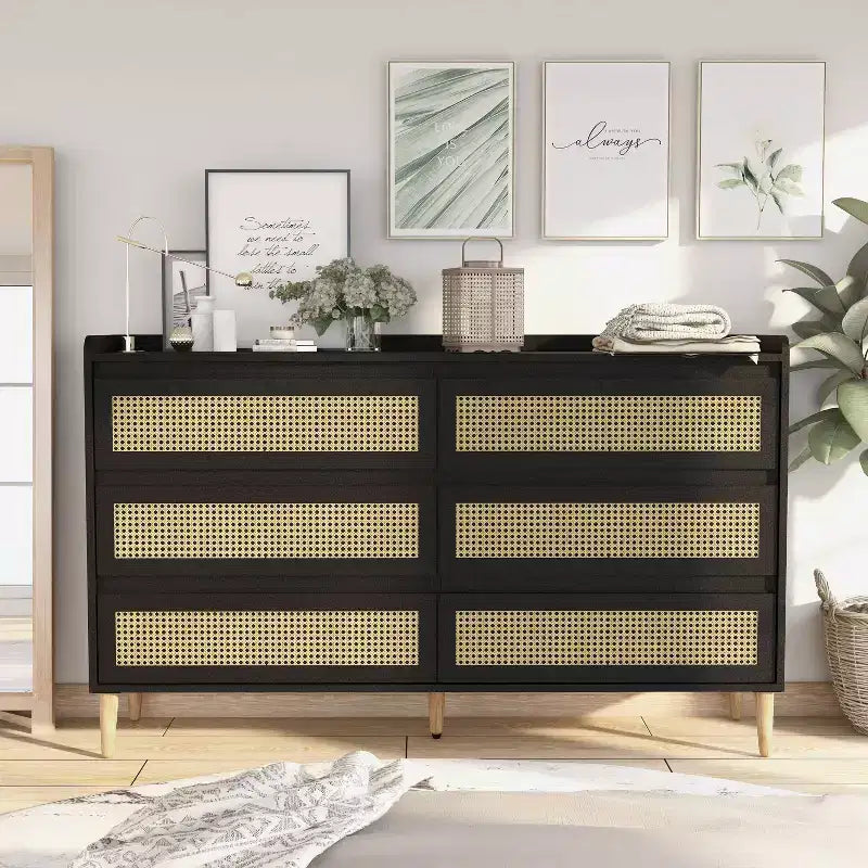 Comodino a 6 cassetti Warren 63 - miBasics