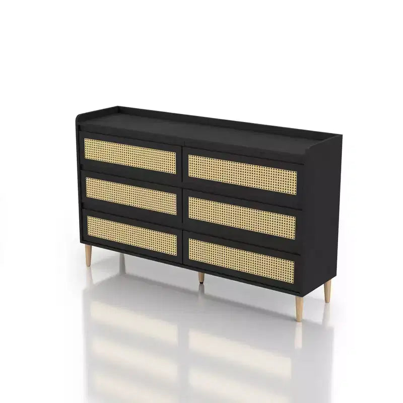 Comodino a 6 cassetti Warren 63 - miBasics