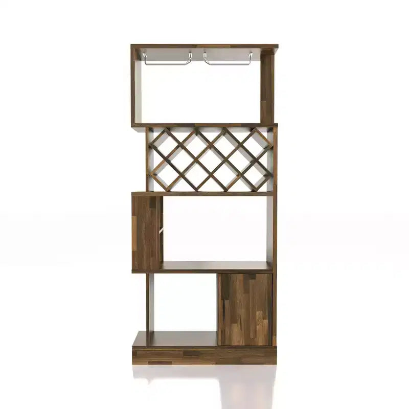Mobile bar 24/7 Shop At Home Wellster con spazio per 11 bottiglie di vino e portabicchieri