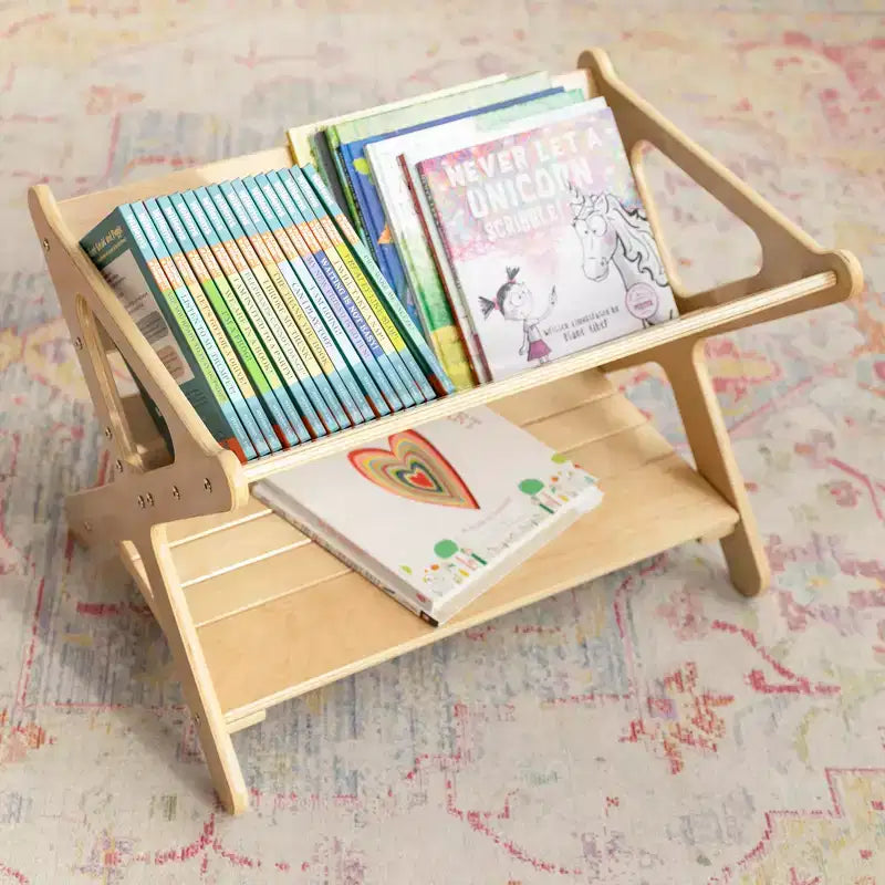 ECR4Kids Scaffale portagiochi in legno con ripiano inferiore, Mobile per bambini, Mobile per bambini