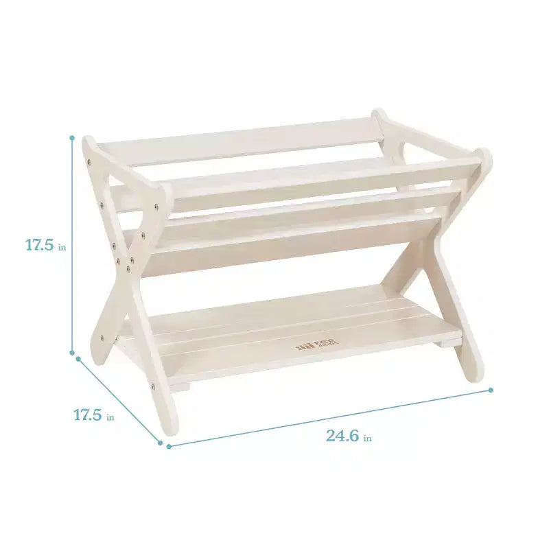 ECR4Kids Scaffale portagiochi in legno con ripiano inferiore, Mobile per bambini, Mobile per bambini