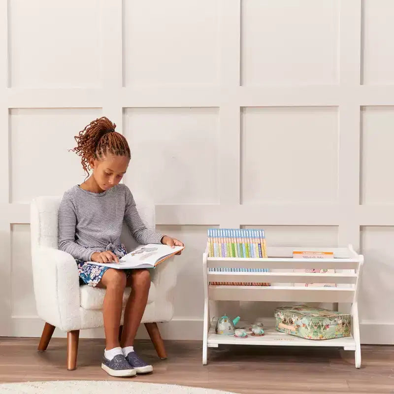 ECR4Kids Scaffale portagiochi in legno con ripiano inferiore, Mobile per bambini, Mobile per bambini
