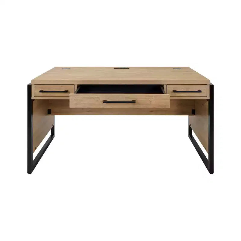 Scrivania da ufficio Mason Modern in laminato di legno - Martin Furniture