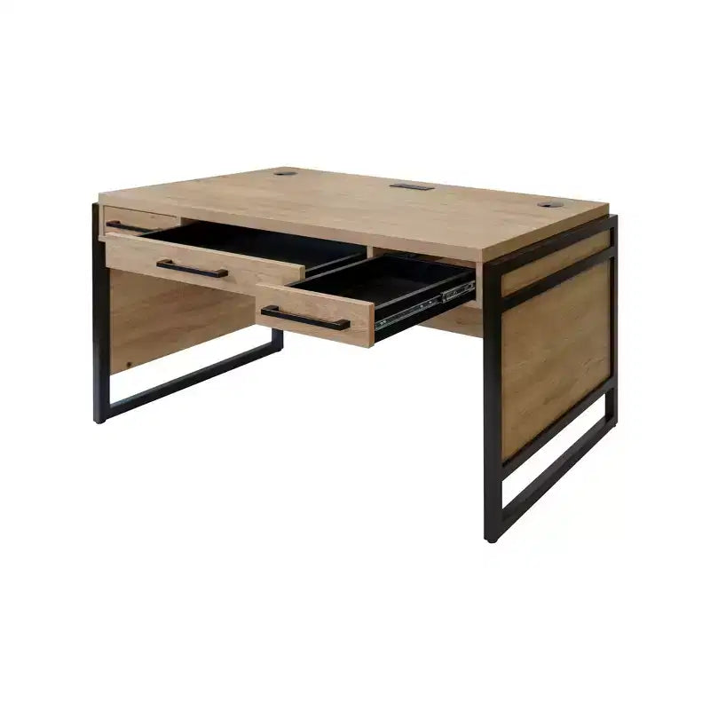 Scrivania da ufficio Mason Modern in laminato di legno - Martin Furniture