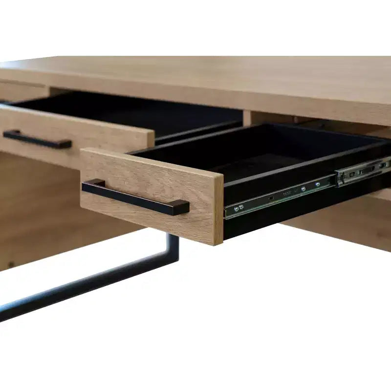 Scrivania da ufficio Mason Modern in laminato di legno - Martin Furniture