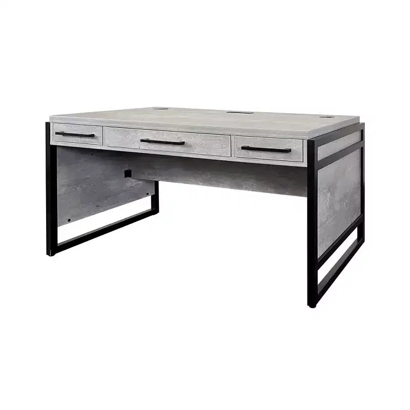 Scrivania da ufficio Mason Modern in laminato di legno - Martin Furniture