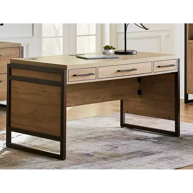 Scrivania da ufficio Mason Modern in laminato di legno - Martin Furniture
