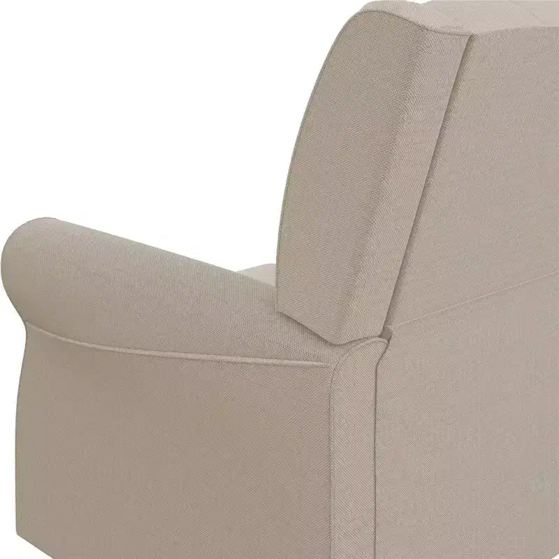 Sedia a dondolo a planata con schienale ad ali e trapuntatura Eden Nursery Baby Relax